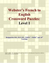 book Webster's French to English Crossword Puzzles: Level 1