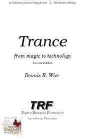 book Trance: From Magic to Technology