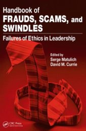 book Handbook of Frauds, Scams, and Swindles: Failures of Ethics in Leadership