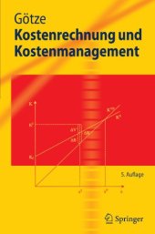 book Kostenrechnung und Kostenmanagement