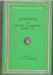 book Josephus: Jewish Antiquities, Books I-IV (Loeb Classical Library) (Vol 4)