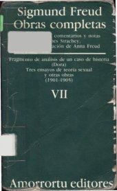 book Obras Completas: Fragmentos de analisis de un caso de histeria y otras obras (vol. 7)