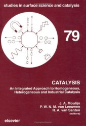 book Catalysis: An Integrated Approach to Homogenous, Heterogenous and Industrial Catalysis