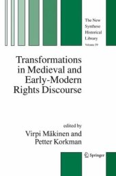 book Transformations in Medieval and Early-Modern Rights Discourse