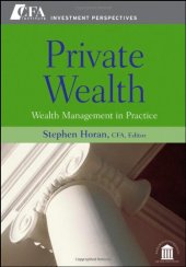 book Private Wealth: Wealth Management In Practice (CFA Institute Investment Perspectives)