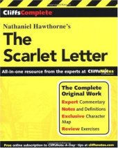 book The Scarlet Letter (Cliffs Complete)