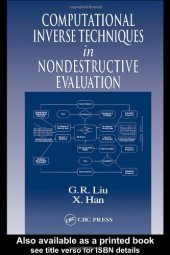 book Computational Inverse Techniques in Nondestructive Evaluation