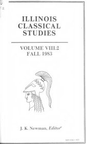 book Hirsutae Coronae. Archaic Roman Poetry and its Meaning to Later Generations  (Illinois Classical Studies, Vol.VIII, No.2, 1983.)