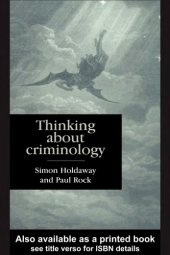 book Thinking about Criminology