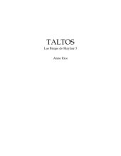 book Taltos: (Las Brujas De Mayfair)