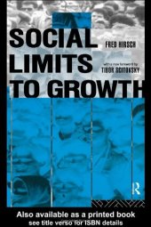 book Social Limits to Growth