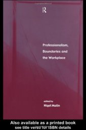 book Professionalism, Boundaries and the Workplace