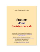 book Elements d'une doctrine radicale