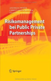 book Risikomanagement bei Public Private Partnerships