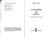 book L'assassinio di Cristo - la peste emozionale dell'umanità