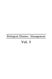 book Encyclopaedia of Biological Disaster Management: vol. 3. Biological Disaster Management and Information Technology