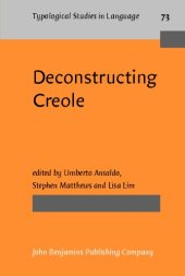 book Deconstructing Creole