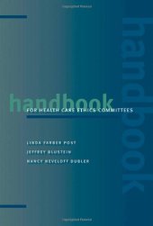 book Handbook for Health Care Ethics Committees