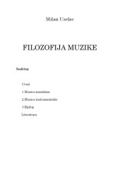 book Filozofija muzike