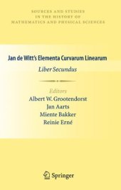 book Jan de Witt’s Elementa Curvarum Linearum: Liber Secundus