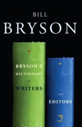 book Bryson's Dictionary for Writers and Editors