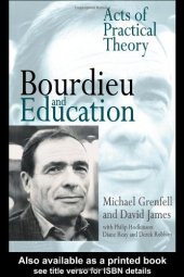 book Bourdieu and Education: Acts of Practical Theory