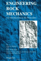 book Engineering Rock Mechanics Part I: An Introduction to the Principles