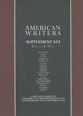 book American Writers, Supplement XVI