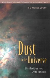 book Dust in the Universe: Similarities And Differences (World Scientific Series in Astronomy and Astrophysics, Volume 7)