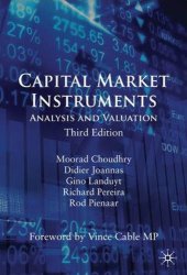 book Capital Market Instruments: Analysis and Valuation, Third Edition