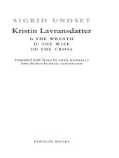 book Kristin Lavransdatter