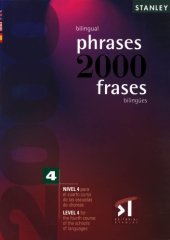 book 2000 Bilingual Phrases  Level4   2000 frases bilingües Nivel 4, 2nd edition