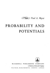 book Probability and potentials (A Blaisdell book in pure and applied mathematics)