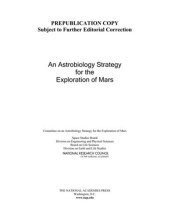 book An Astrobiology Strategy for the Exploration of Mars