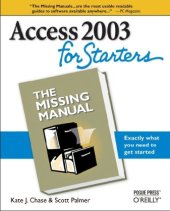 book Access for Starters: The Missing Manual