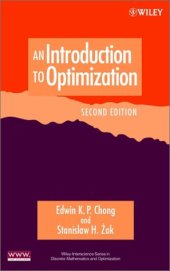 book An introduction to optimization