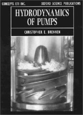 book Hydrodynamics of pumps