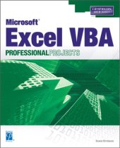 book Microsoft Excel VBA Professional Projects