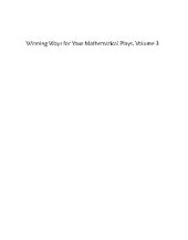 book Winning Ways for Your Mathemtical Plays