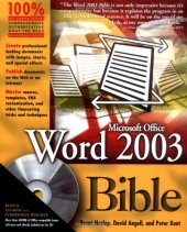 book Word 2003 bible