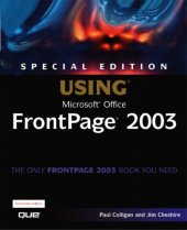 book Special Edition Using Microsoft Office FrontPage 2003