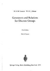 book Generators and Relations for Discrete Groups