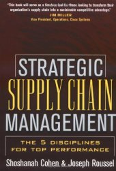 book Strategic Supply Chain Management 