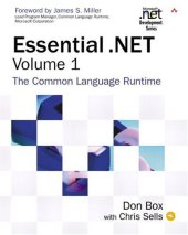 book Essential .NET, Volume I: The Common Language Runtime 