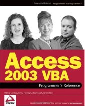 book Access 2003 VBA Programmer’s Reference