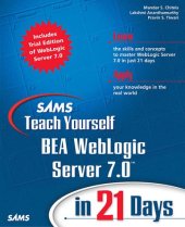 book Sams Teach Yourself BEA WebLogic Server 7.0 in 21 Days