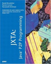 book JXTA: Java P2P Programming