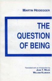 book The Question of Being