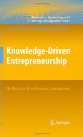 book Knowledge-Driven Entrepreneurship: The Key to Social and Economic Transformation