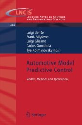 book Automotive Model Predictive Control: Models, Methods and Applications